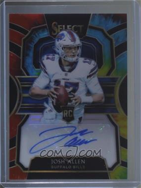 2018 Panini Select - Rookie Signatures - Tie-Dye Prizm #RS-JA.3 - Josh Allen /15