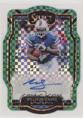 2018 Panini Select - Signatures - Green Prizm Die-Cut #SP-WM - Willis McGahee /5