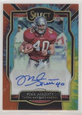 2018 Panini Select - Signatures - Tie-Dye Prizm #SP-MA - Mike Alstott /15