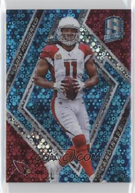 2018 Panini Spectra - [Base] - Neon Blue Prizm #26.2 - Larry Fitzgerald (White Jersey) /75