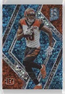 2018 Panini Spectra - [Base] - Neon Blue Prizm #9 - A.J. Green /75