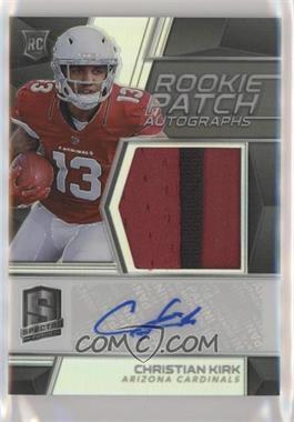 2018 Panini Spectra - [Base] #213 - Rookie Patch Autographs - Christian Kirk /99