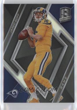 2018 Panini Spectra - [Base] #85.1 - Jared Goff (Yellow Jersey) /99