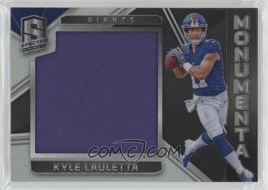 2018 Panini Spectra - Monumental Memorabilia #19 - Kyle Lauletta /199