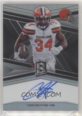 2018 Panini Spectra - Signatures #S-CH - Carlos Hyde /99
