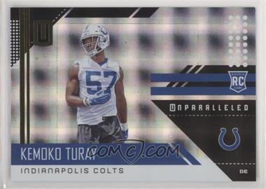 2018 Panini Unparalleled - [Base] - Superplaid #247 - Rookie - Kemoko Turay /150