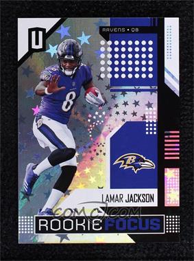 2018 Panini Unparalleled - Rookie Focus - Astral #RF-LJ - Lamar Jackson /200