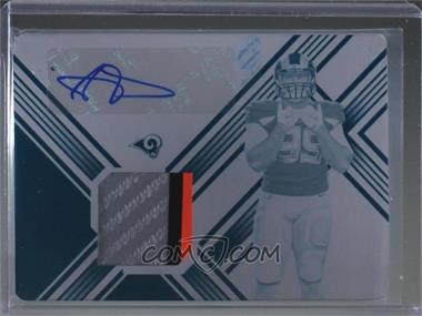 2018 Panini XR - Autographed Swatches - Printing Plate Cyan #AS-AD - Aaron Donald /1