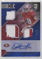 Rookie Triple Swatch Autographs - Dante Pettis #/49