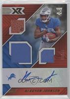 Rookie Triple Swatch Autographs - Kerryon Johnson #/75