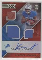 Rookie Triple Swatch Autographs - Kerryon Johnson #/75