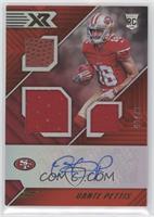 Rookie Triple Swatch Autographs - Dante Pettis #/75