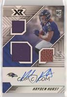 Rookie Triple Swatch Autographs - Hayden Hurst #/99