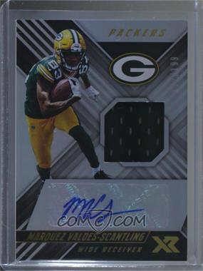 2018 Panini XR - Rookie Swatch Autographs #RSA40 - Marquez Valdes-Scantling /199