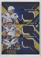 Philip Rivers, Joey Bosa, Melvin Gordon #/49