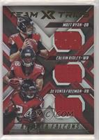 Matt Ryan, Calvin Ridley, Devonta Freeman #/99