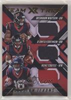 Deshaun Watson, D'Onta Foreman, Keke Coutee #/99