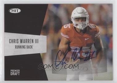 2018 Sage Hit - Autographs #A-53 - Chris Warren III