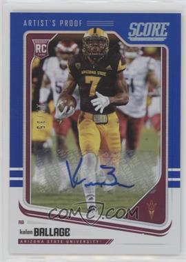 2018 Score - [Base] - Artist's Proof Signatures #372 - Rookies - Kalen Ballage /35