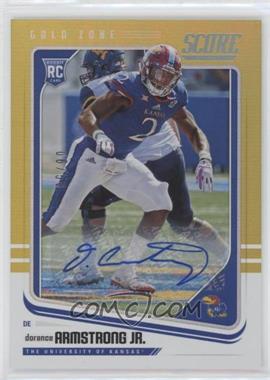 2018 Score - [Base] - Gold Zone Signatures #420 - Rookies - Dorance Armstrong Jr. /50