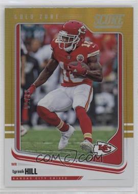 2018 Score - [Base] - Gold Zone #160 - Tyreek Hill /50