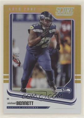 2018 Score - [Base] - Gold Zone #292 - Michael Bennett /50