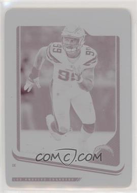 2018 Score - [Base] - Printing Plate Magenta #179 - Joey Bosa /1