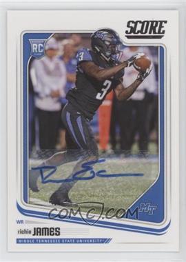 2018 Score - [Base] - Signatures #407 - Rookies - Richie James