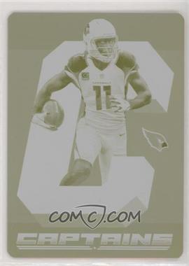 2018 Score - Captains - Printing Plate Yellow #1 - Larry Fitzgerald /1