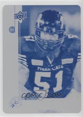 2018 Upper Deck CFL - [Base] - Achievement Printing Plate Cyan #46 - Mike Filer /1