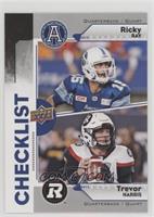 Checklist - Ricky Ray, Trevor Harris CL