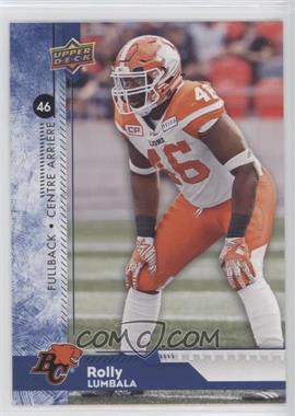 2018 Upper Deck CFL - [Base] - Blue #77 - Rolly Lumbala