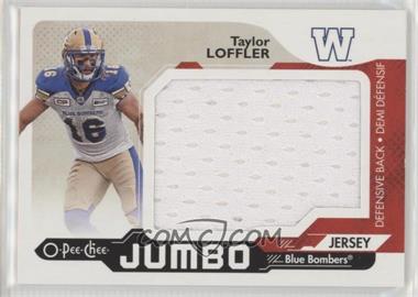 2018 Upper Deck CFL - OPC Jumbo Achievements - Jerseys #OPC-TL - Taylor Loffler