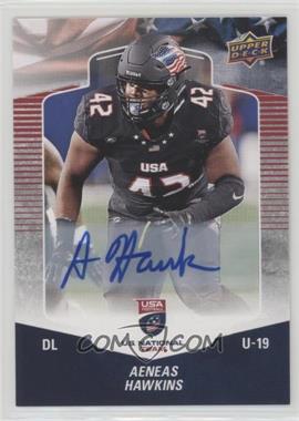 2018 Upper Deck USA Football - [Base] - Autographs #12 - Aeneas Hawkins