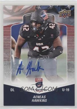 2018 Upper Deck USA Football - [Base] - Autographs #12 - Aeneas Hawkins