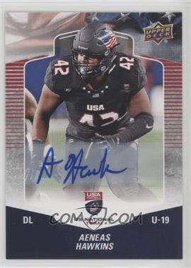 2018 Upper Deck USA Football - [Base] - Autographs #12 - Aeneas Hawkins