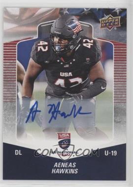 2018 Upper Deck USA Football - [Base] - Autographs #12 - Aeneas Hawkins