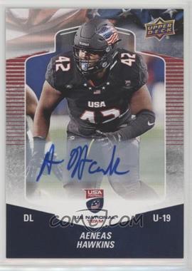 2018 Upper Deck USA Football - [Base] - Autographs #12 - Aeneas Hawkins