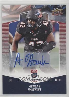 2018 Upper Deck USA Football - [Base] - Autographs #12 - Aeneas Hawkins