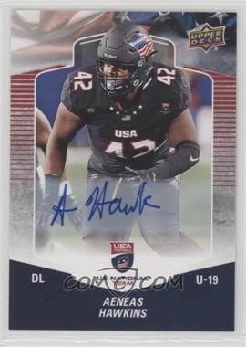 2018 Upper Deck USA Football - [Base] - Autographs #12 - Aeneas Hawkins