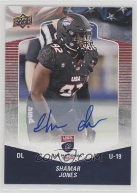 2018 Upper Deck USA Football - [Base] - Autographs #2 - Shamar Jones