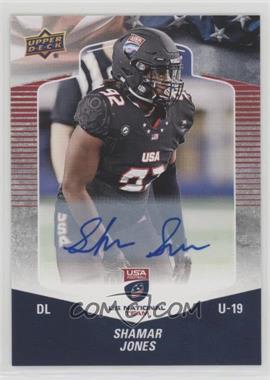 2018 Upper Deck USA Football - [Base] - Autographs #2 - Shamar Jones