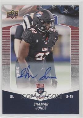 2018 Upper Deck USA Football - [Base] - Autographs #2 - Shamar Jones