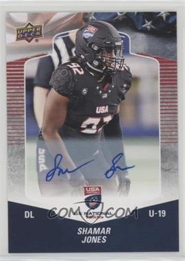 2018 Upper Deck USA Football - [Base] - Autographs #2 - Shamar Jones
