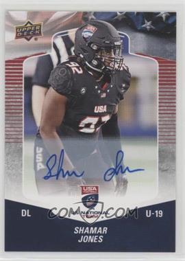 2018 Upper Deck USA Football - [Base] - Autographs #2 - Shamar Jones