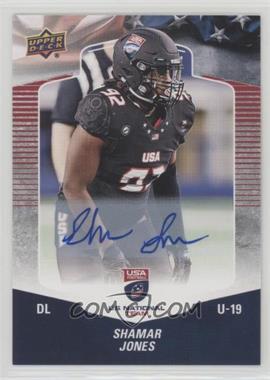 2018 Upper Deck USA Football - [Base] - Autographs #2 - Shamar Jones