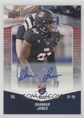 2018 Upper Deck USA Football - [Base] - Autographs #2 - Shamar Jones