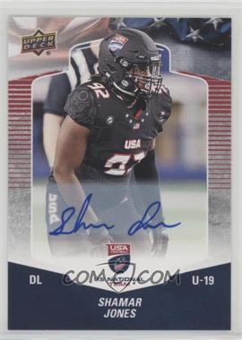 2018 Upper Deck USA Football - [Base] - Autographs #2 - Shamar Jones