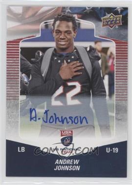 2018 Upper Deck USA Football - [Base] - Autographs #64 - Andrew Johnson