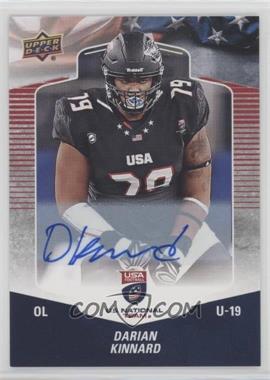 2018 Upper Deck USA Football - [Base] - Autographs #99 - Darian Kinnard